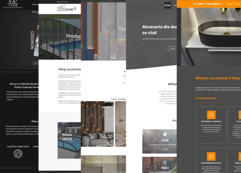 Portfolio stron internetowych – realizacje EMKALINE